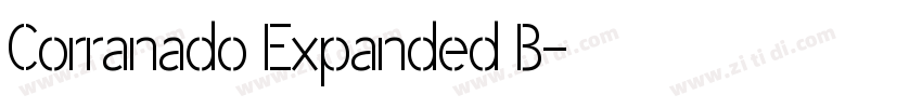 Corranado Expanded B字体转换